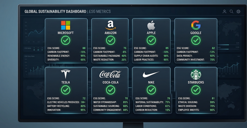 Professional dashboard for stock market research and ESG scoring in 2026